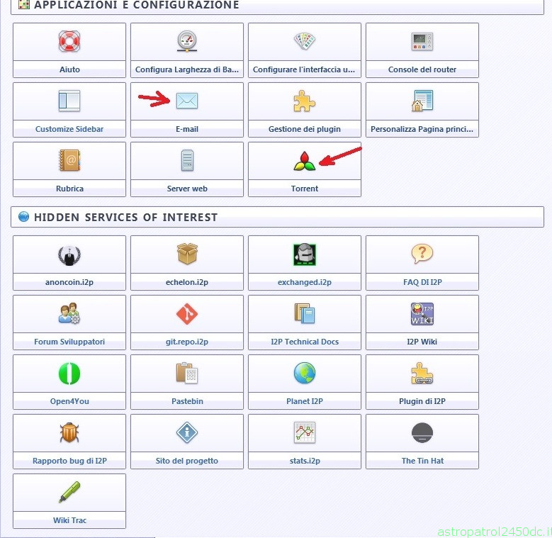 CONFIGURAZIONE RETE I2P